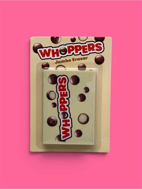 WHOPPERS Hershey's Malted Milk candy Jumbo Eraser Retro School Supplies Novelty